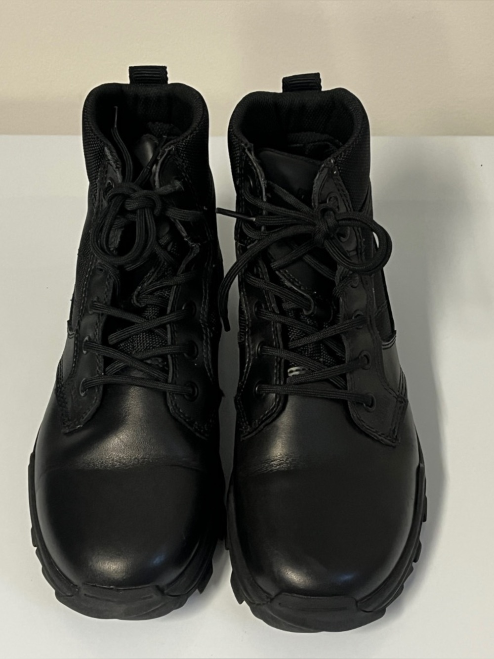 5.11 Tactical Boots Black Speed 3.0 Leather 5" Boots Men's Size 7 - WORN ONCE! - Picture 2 of 12